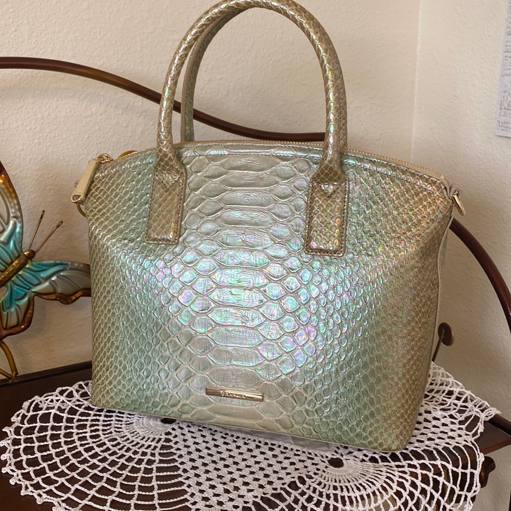 SOLD! Brahmin Green Velocity Duxbury